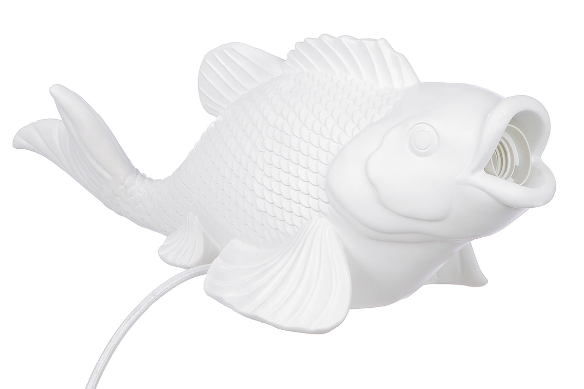 Koi Vis Tafellamp Wit Design