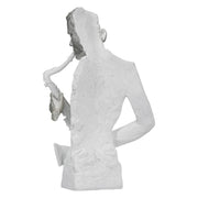 Saxofoon Muzikant Figuur Wit