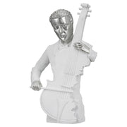 Cello Muzikant Figuur Wit