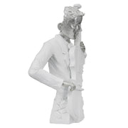 Cello Muzikant Figuur Wit