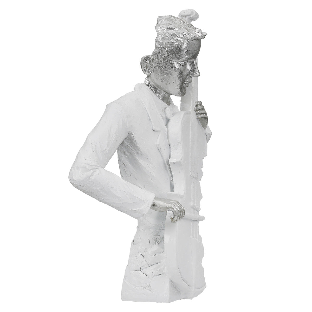 Cello Muzikant Figuur Wit