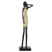 Dorada Vrouwenfiguur Zwart-Goud