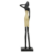 Dorada Vrouwenfiguur Zwart-Goud