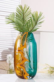 Vaas Fresco Blauw-Bruin 33.5 cm