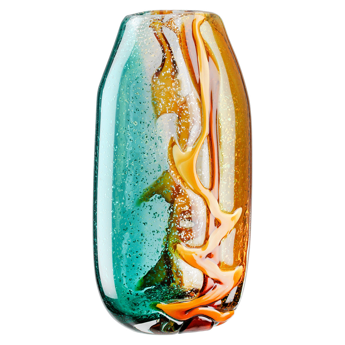 Vaas Fresco Blauw-Bruin 33.5 cm