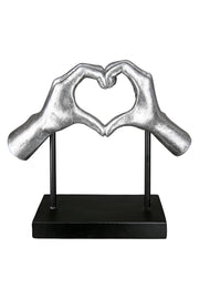 Hart Sculptuur Amour Zilver