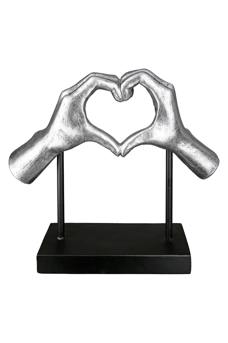 Hart Sculptuur Amour Zilver