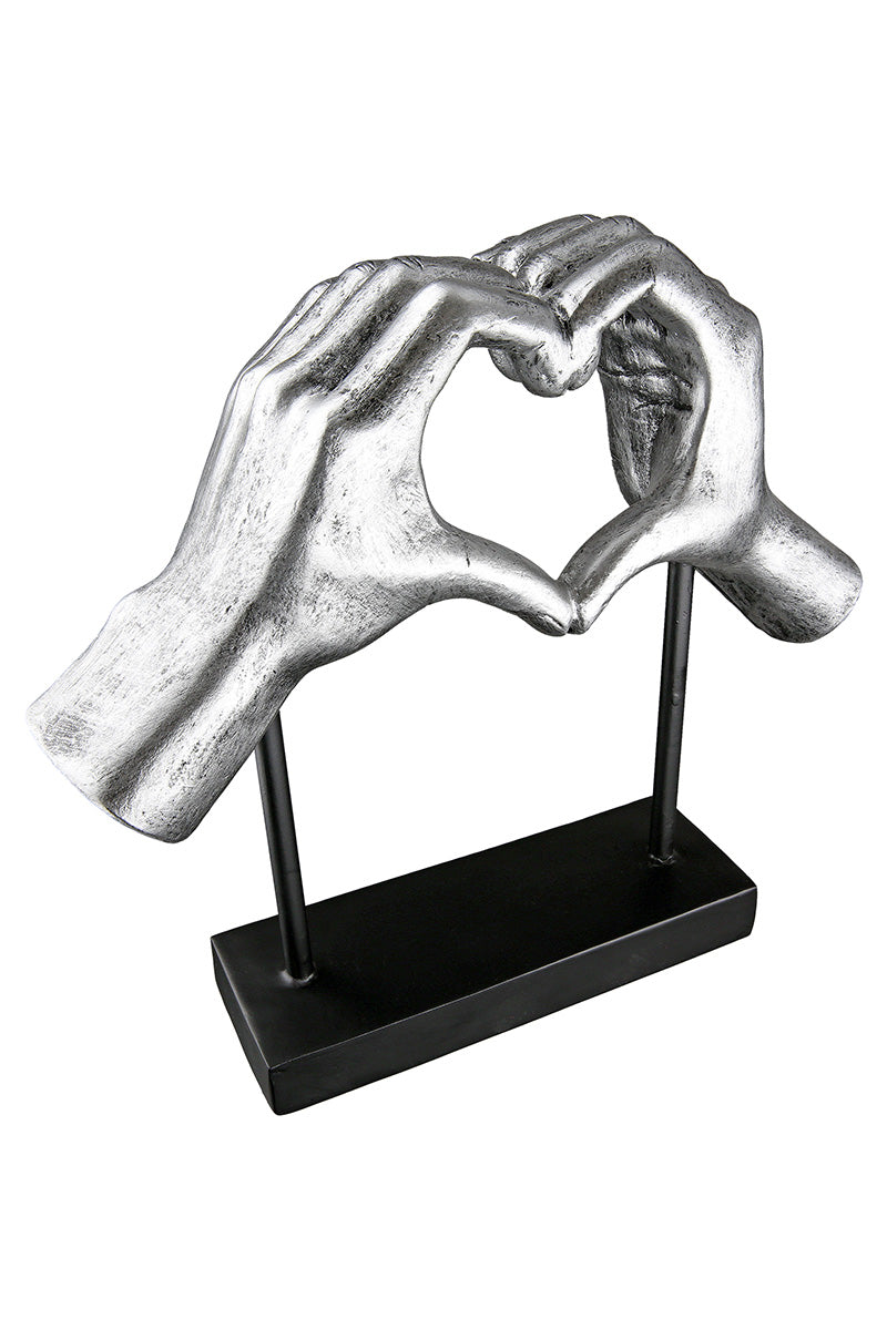 Hart Sculptuur Amour Zilver