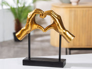 Gouden Hart Sculptuur Amour