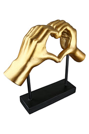 Gouden Hart Sculptuur Amour