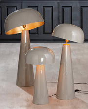 Mushroom vloerlamp grijs 95cm