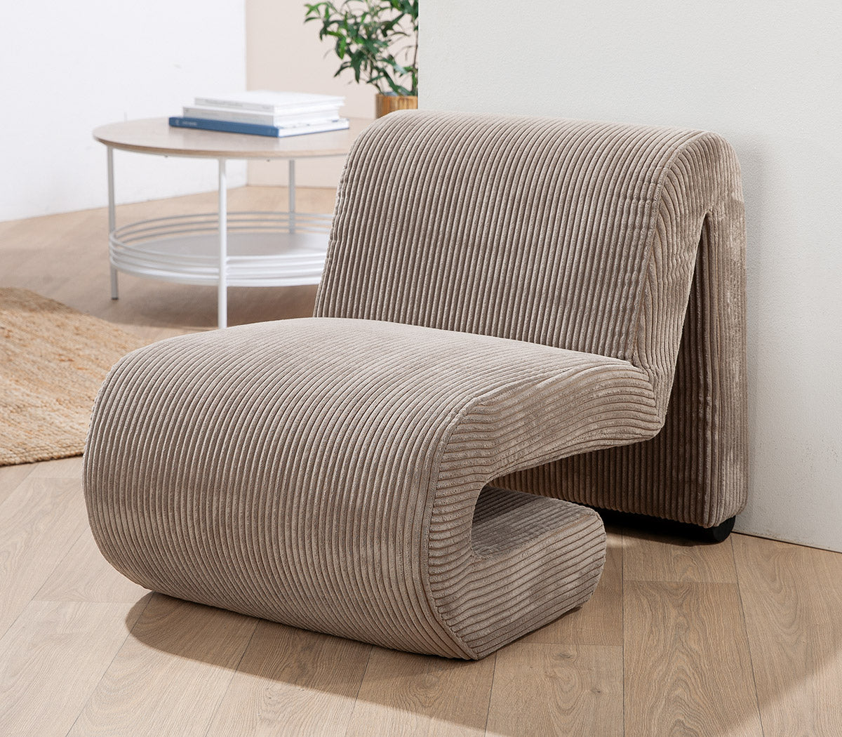 Beige Poltrana Fauteuil