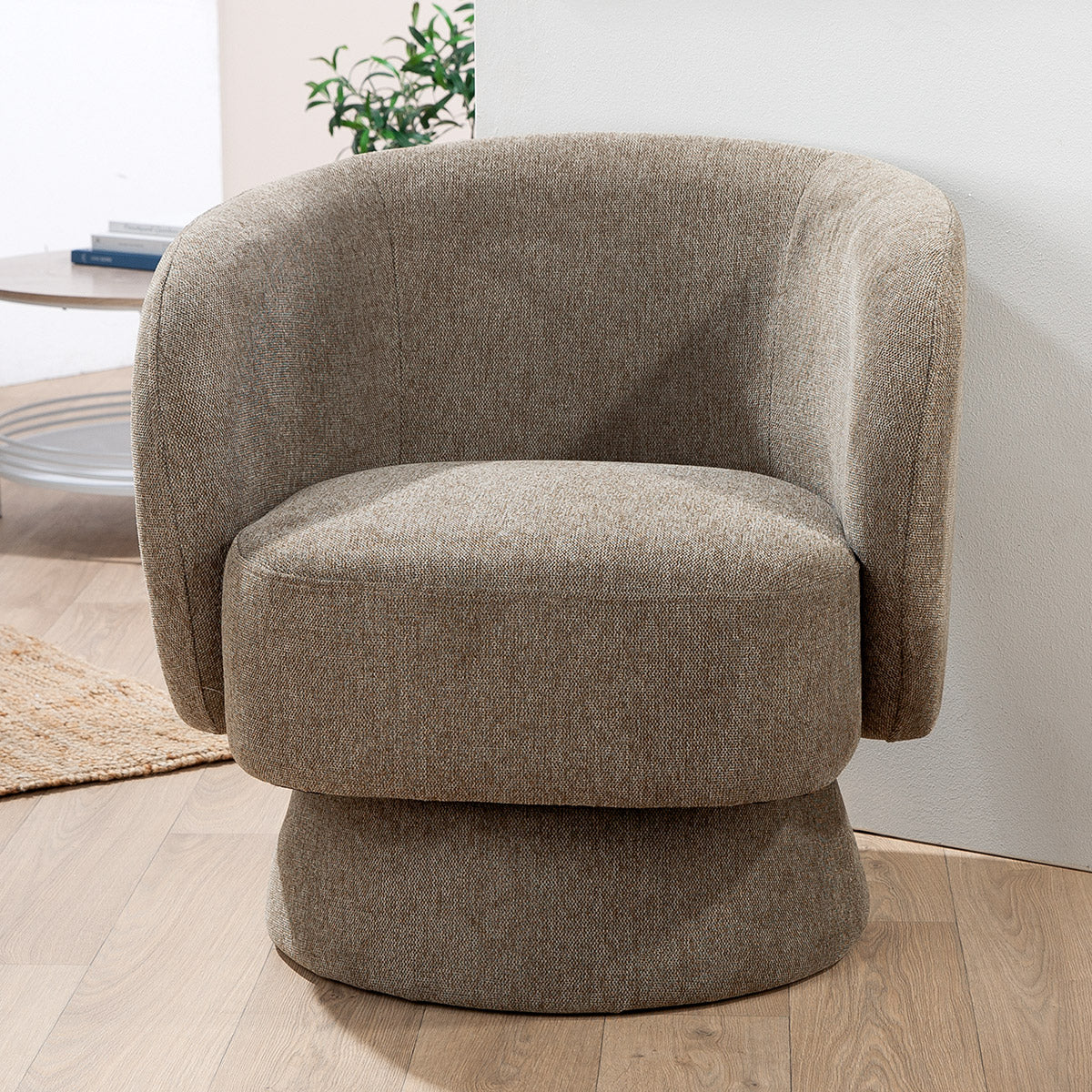 Grijze Rotunda Draaifauteuil