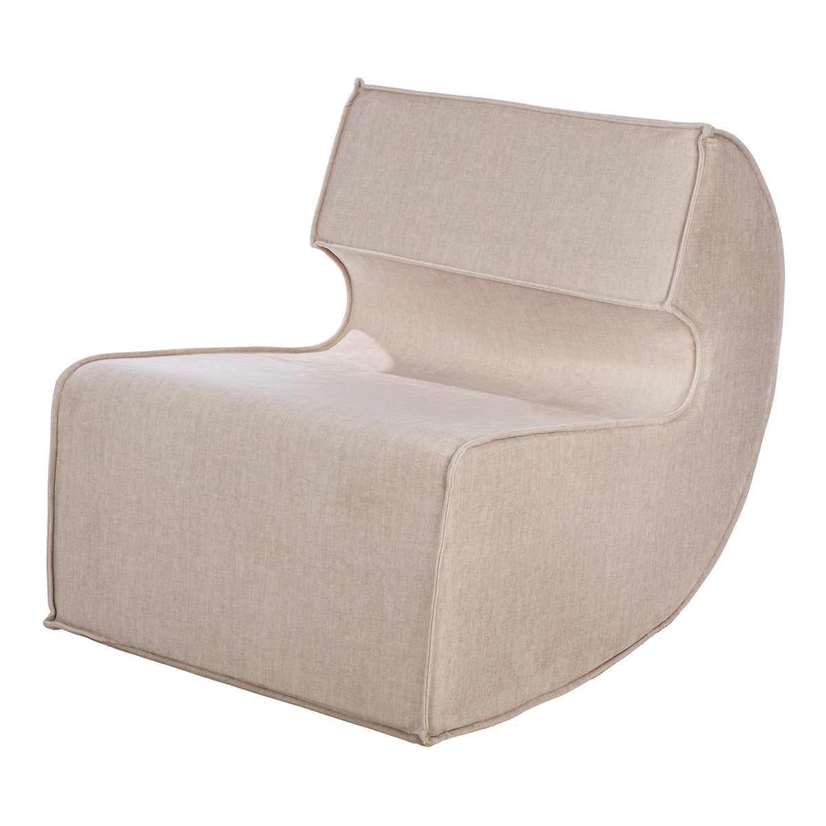 Beige Nobra Stoffen Fauteuil