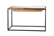 Moorea metalen dressoir zwart bruin