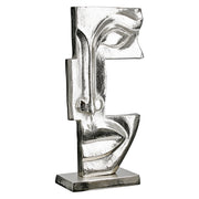 Big Lips Gezicht Sculptuur Zilver