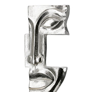 Big Lips Gezicht Sculptuur Zilver