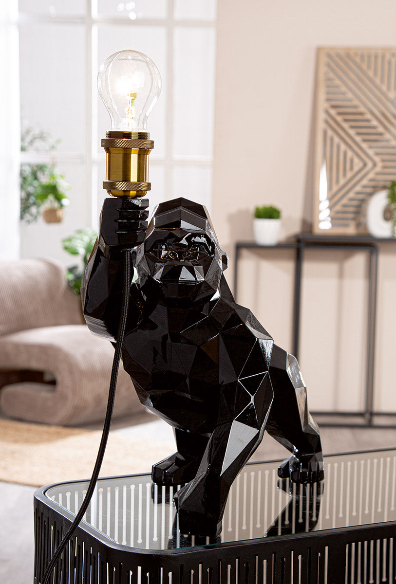 Geo Gorilla Tafellamp Zwart Design