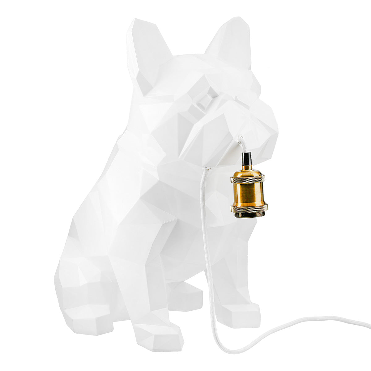 Geo Bulldog Tafellamp Wit Design
