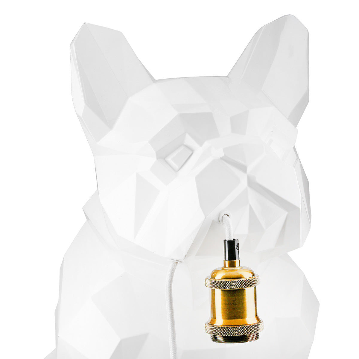 Geo Bulldog Tafellamp Wit Design