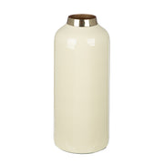 Roro Metalen Vaas Crème-Groen 20 cm