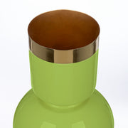 Roro Metalen Vaas Crème-Groen 28 cm