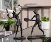 Active Tennis Figuur Zwart Poly