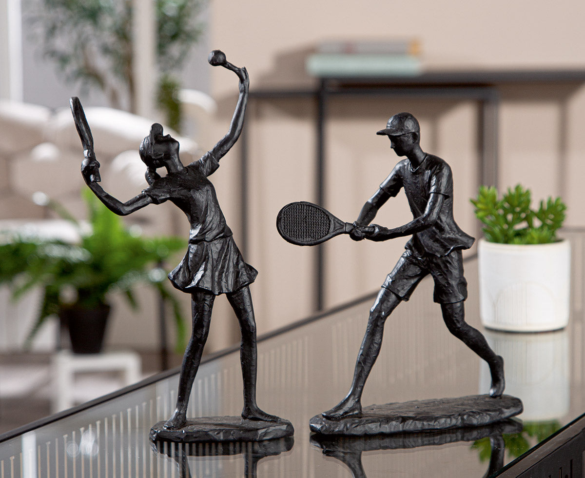 Active Tennis Figuur Zwart Poly
