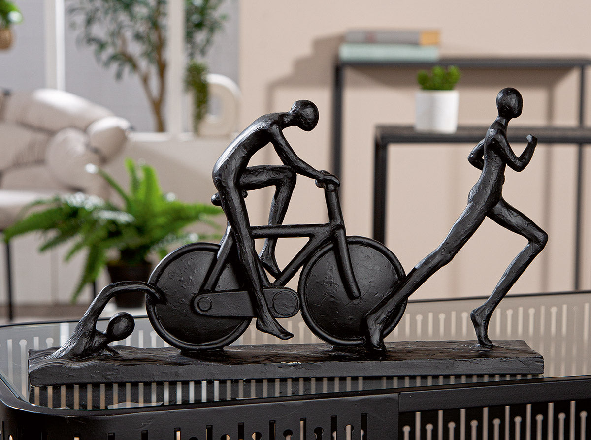 Active Zwarte Poly Sculptuur