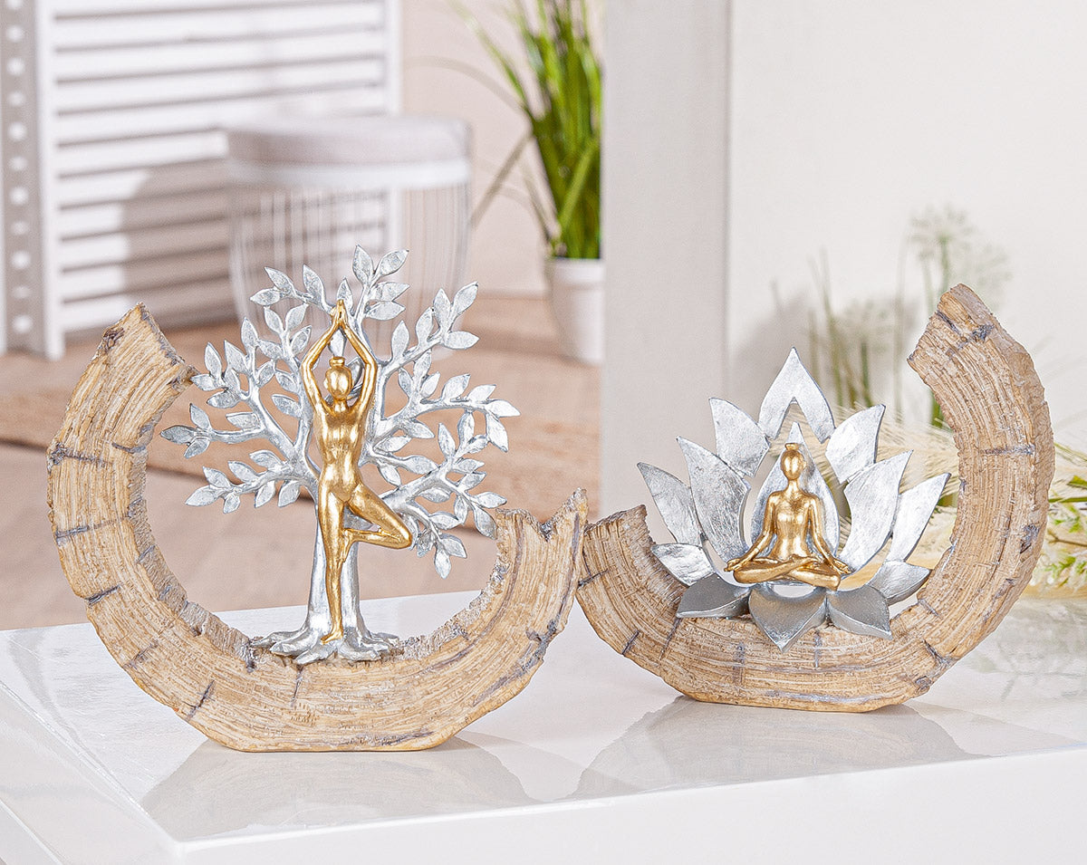 Namaste Metallic Sculptuur Decoratie