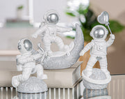 Astronaut Figuur Galaxy Zilver