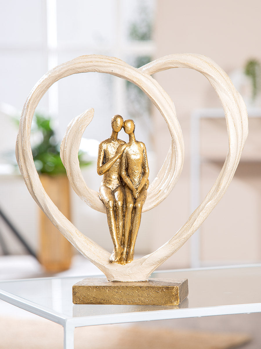 Passion Hart Sculptuur Metallic