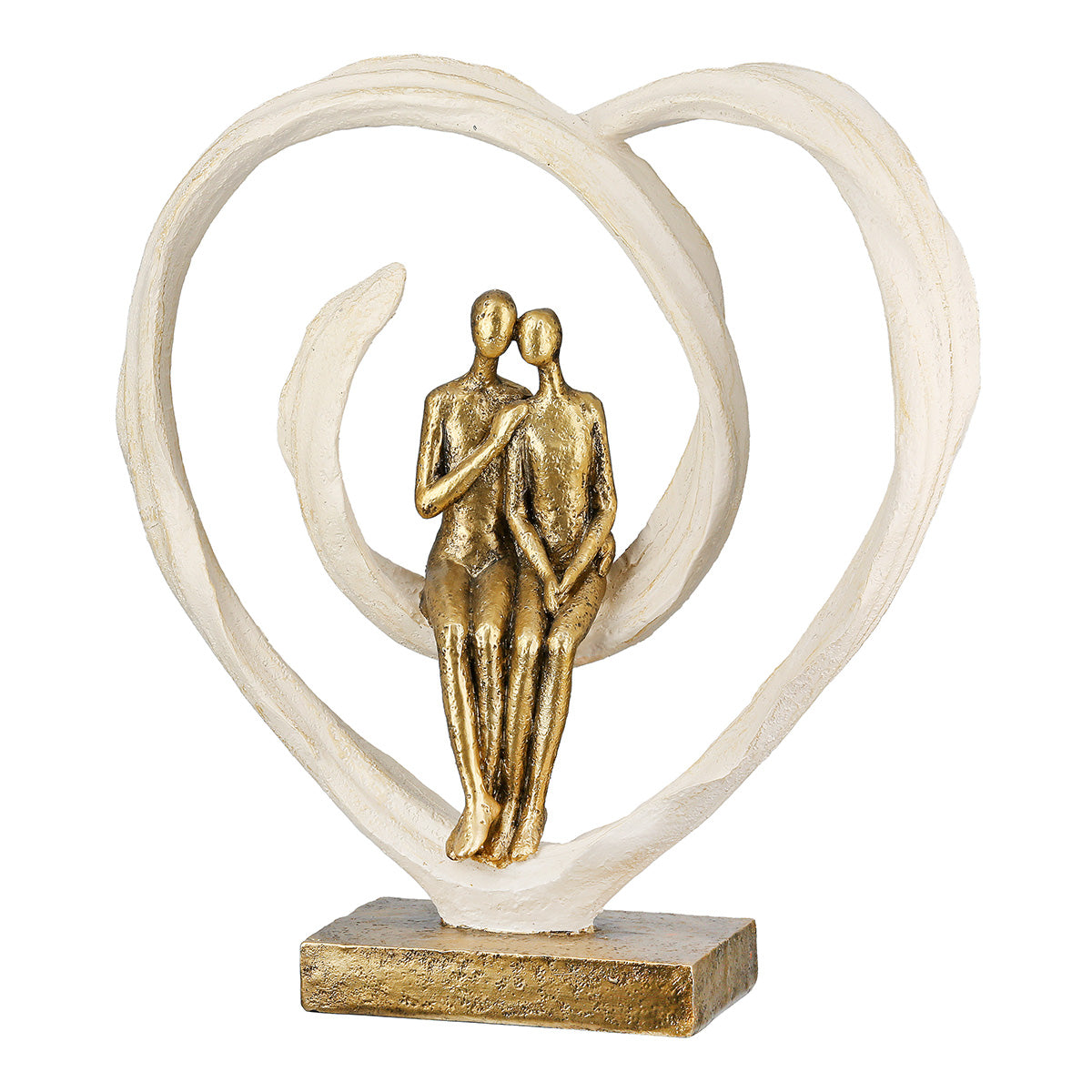 Passion Hart Sculptuur Metallic