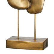 Kuss Gouden Metallic Sculptuur