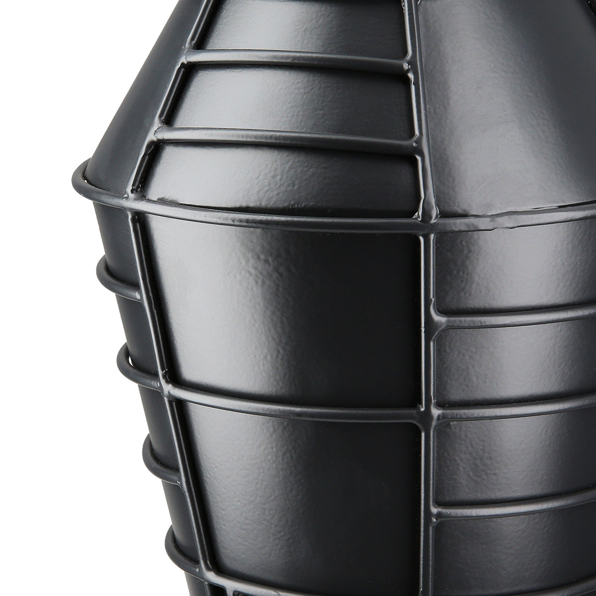Zwarte Metalen Vaas Labyrinth 27 cm