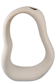 Organic Vaas Beige-Wit 17.5 cm