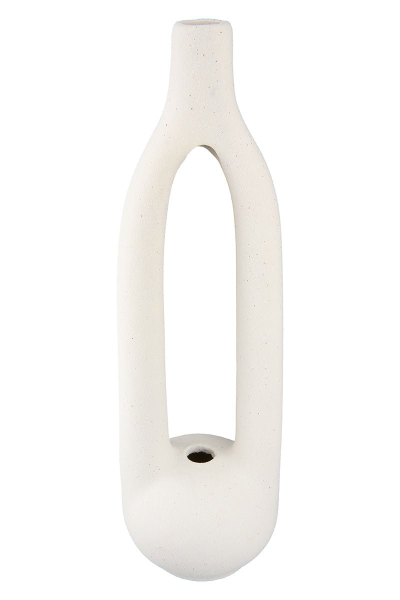 Single Vaas Beige-Wit 26 cm