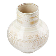 Inka Vaas Crème Keramiek 20 cm