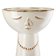 Face Vaas Crème Keramiek 17 cm