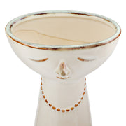 Face Vaas Crème Keramiek 17 cm