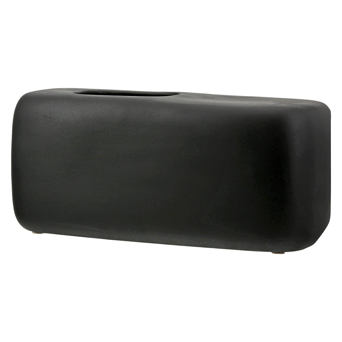 Quader Vaas Zwart-Wit 25 cm