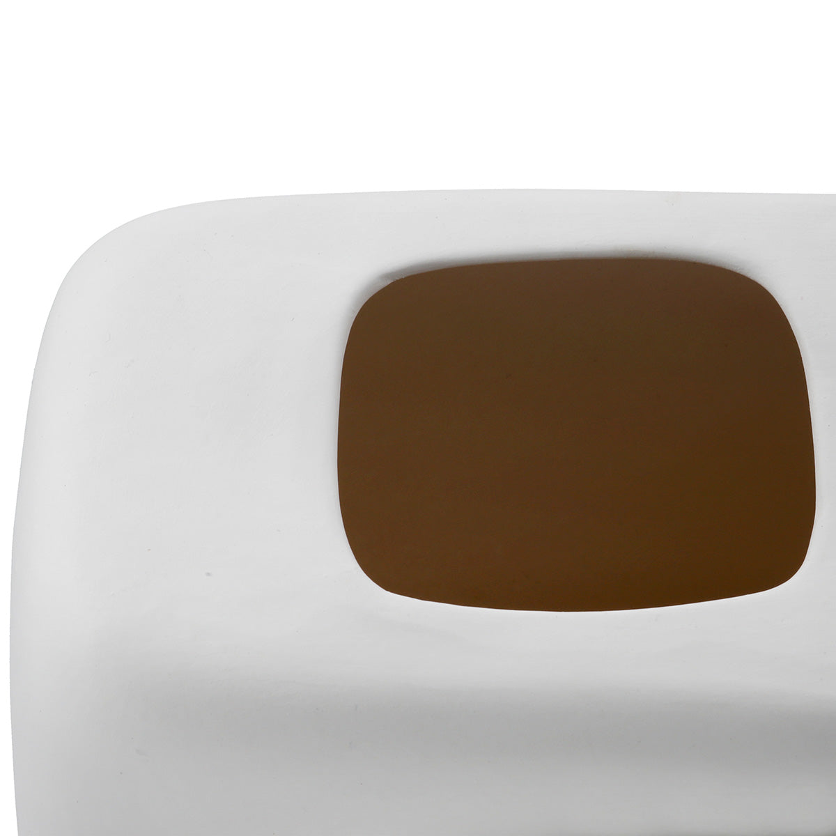 Quader Vaas Zwart-Wit 25 cm