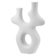 Koralle Vaas Zwart-Wit 30 cm