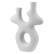 Koralle Vaas Zwart-Wit 40 cm