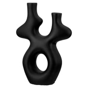 Koralle Vaas Zwart-Wit 40 cm