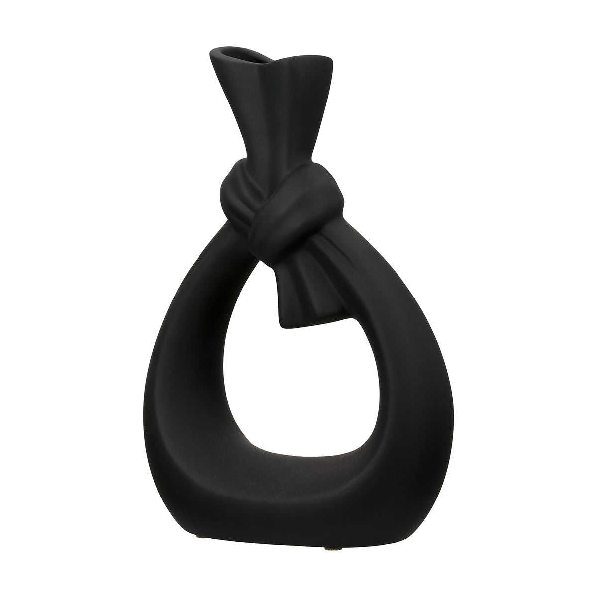 Loop Vaas Zwart-Wit 40 cm
