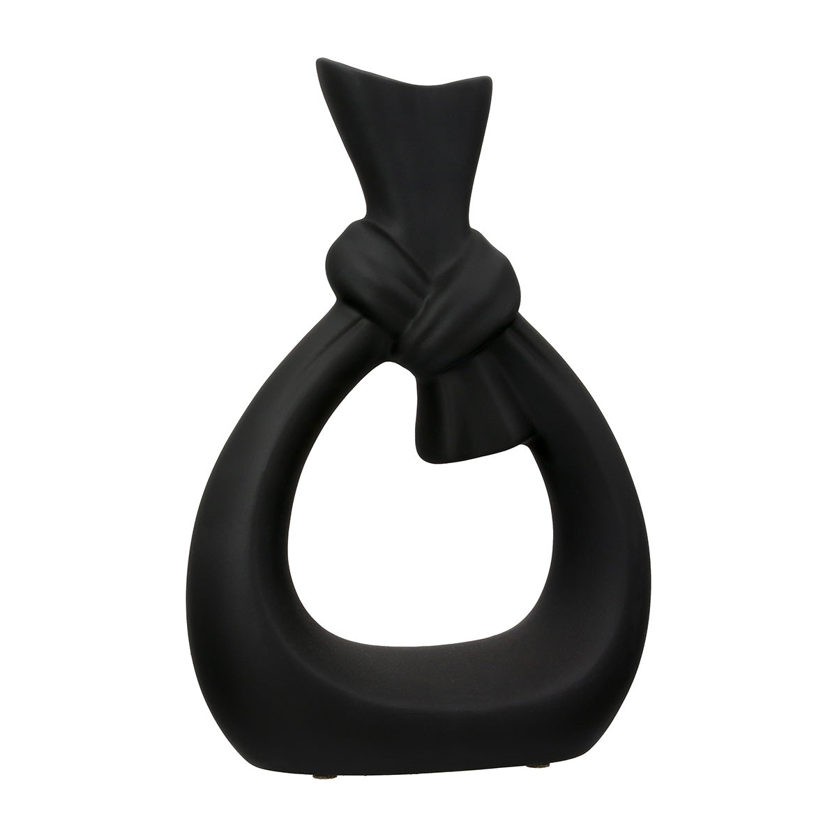 Loop Vaas Zwart-Wit 40 cm