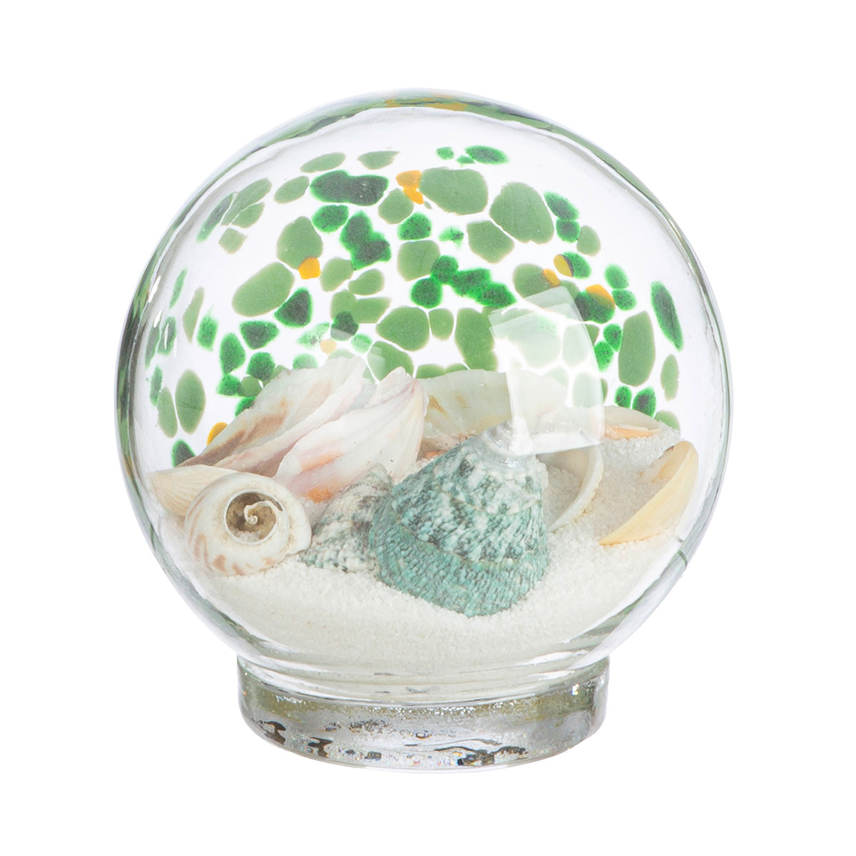 Glazen Sculptuur Beach met Schelpen