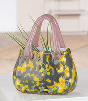 Glazen handtasvaas multicolor 20 cm