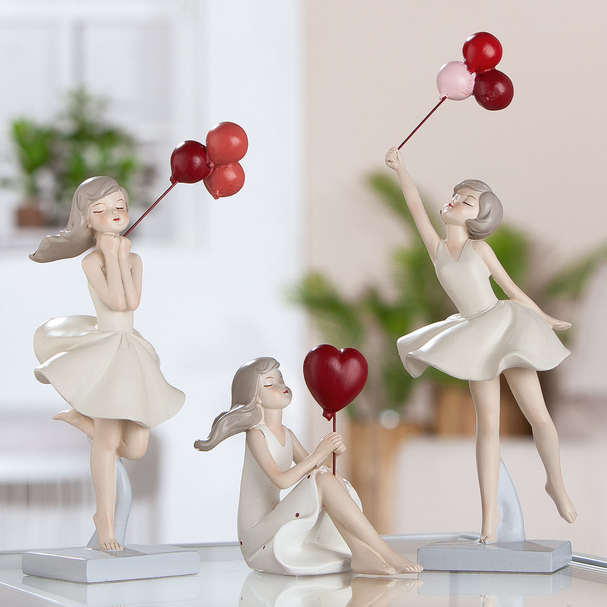 Vrouwenbeeld Ballon Decoratie